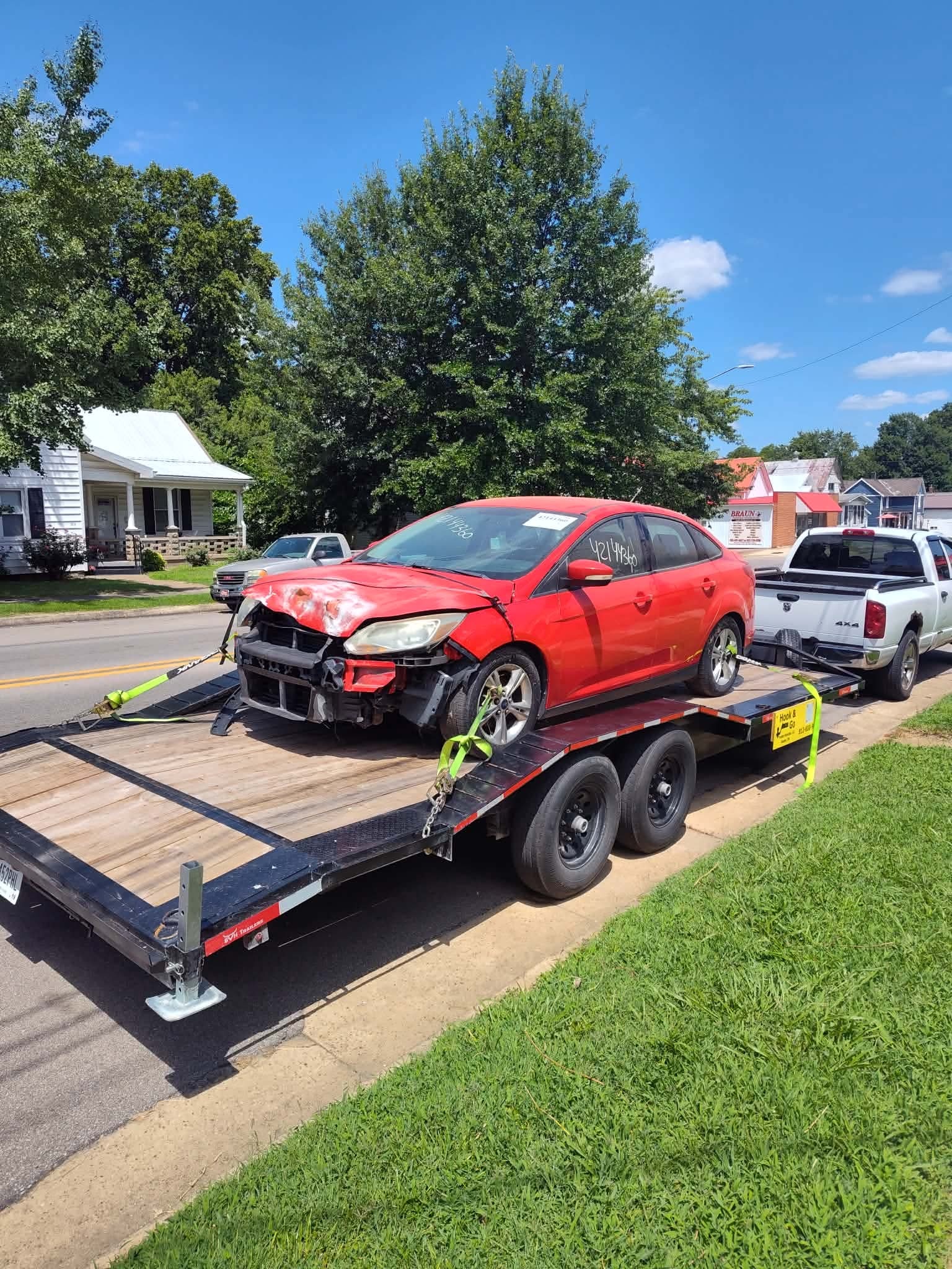 14k 22 Foot Drive Over Fender Car Hauler thumbnail 11