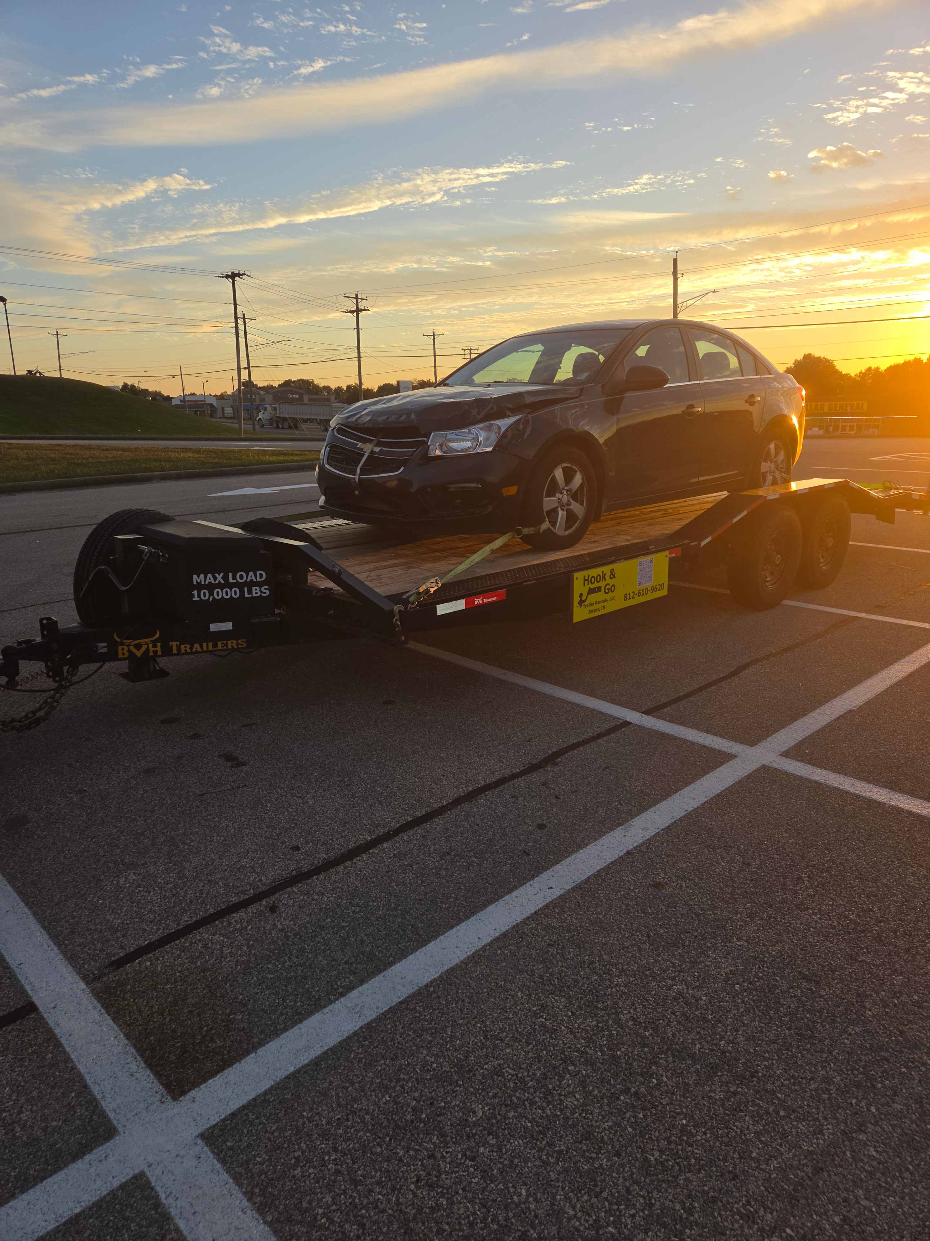 14k 22 Foot Drive Over Fender Car Hauler thumbnail 18