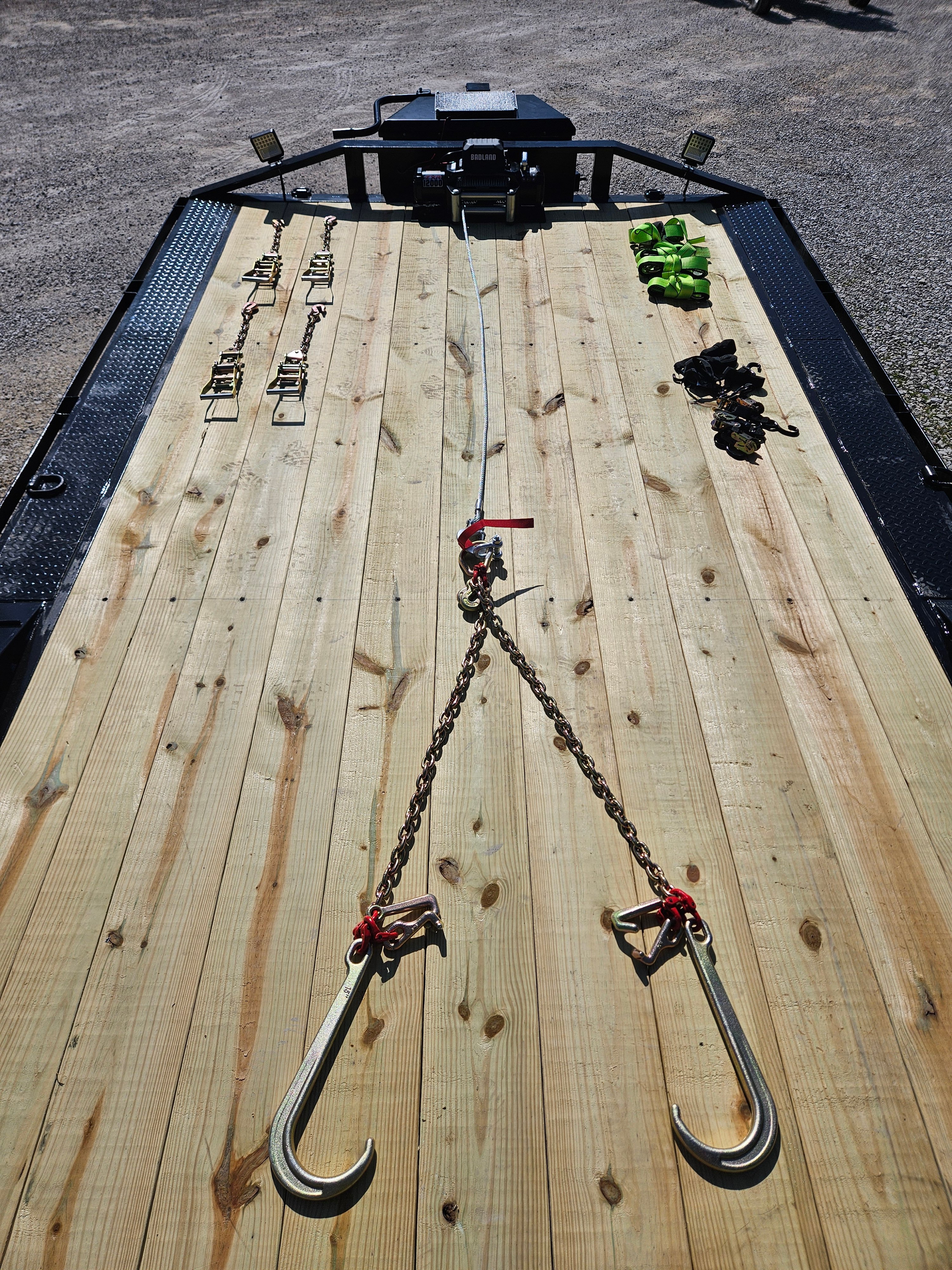 14k 22 Foot Drive Over Fender Car Hauler thumbnail 3