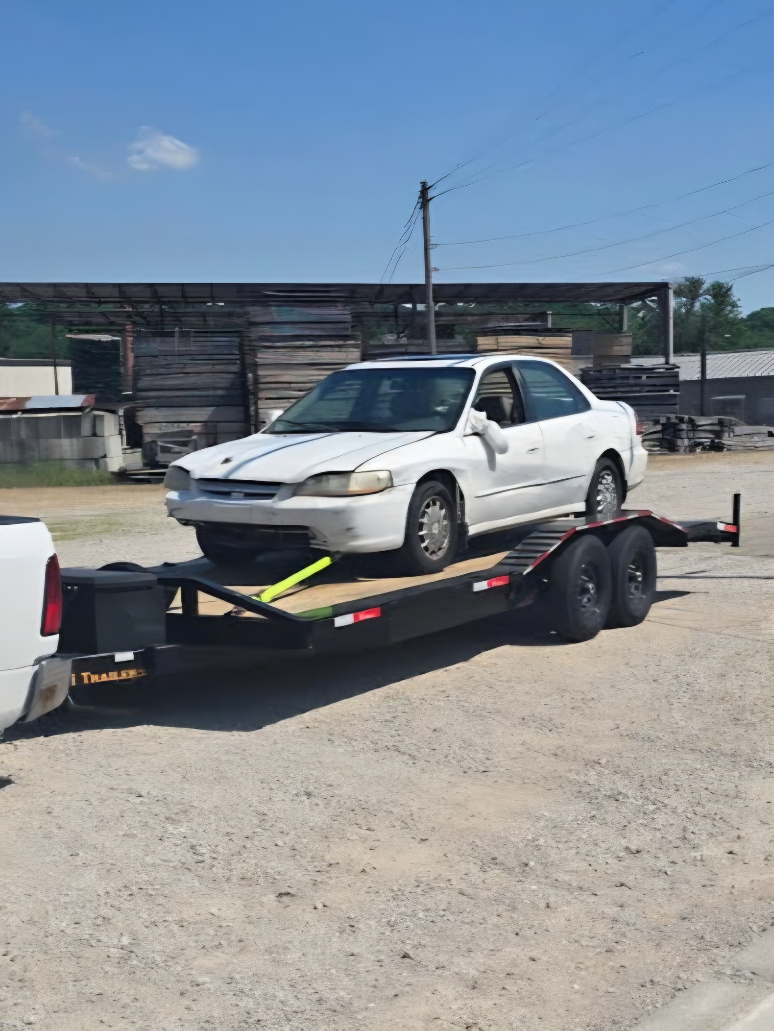 14k 22 Foot Drive Over Fender Car Hauler thumbnail 8